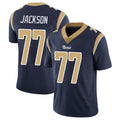 LA.Rams #77 Alaric Jackson Player Navy Limited Vapor Untouchable Home Game BALCE Stitched Jerseys