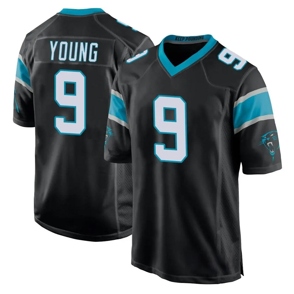 C.Panthers #9 Bryce Young Player Black Game BALCE Stitched Jerseys