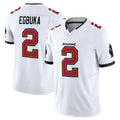 TB.Buccaneers #2 Emeka Egbuka Player White Limited Vapor F.U.S.E. Home Game BALCE Stitched Jerseys