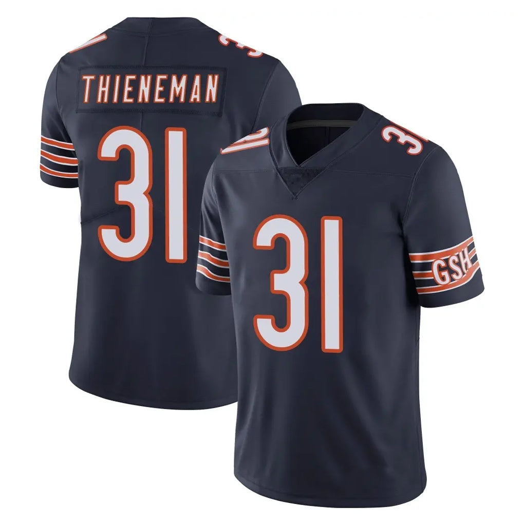 C.Bears #31 Dillon Thieneman Player Navy Vapor Untouchable Limited Home Game BALCE Stitched Jerseys
