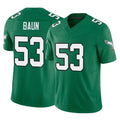 P.Eagles #53 Zack Baun Player Green Kelly Alternate Vapor F.U.S.E. Home Game BALCE Stitched Jerseys