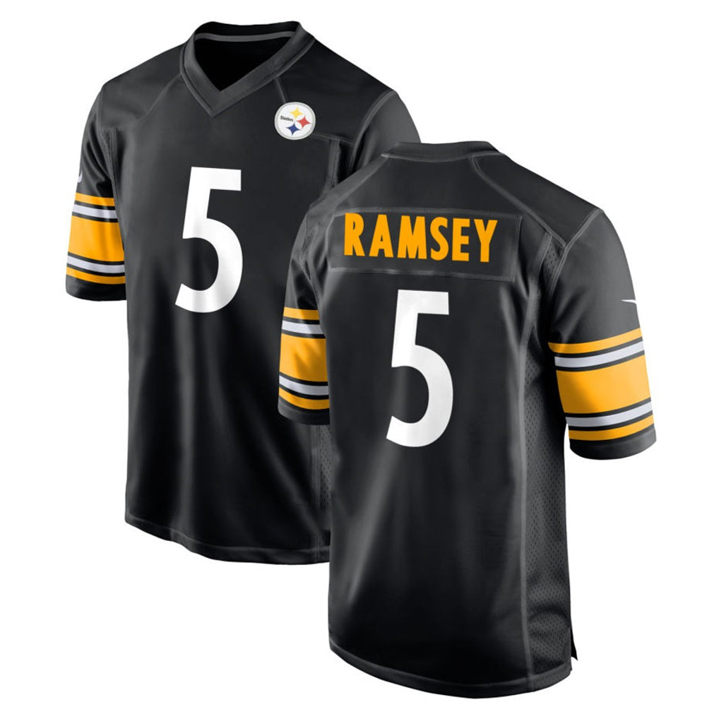 P.Steelers #5 Jalen Ramsey Player Black Home Game BALCE Stitched Jerseys