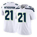 S.Seahawks #21 Devon Witherspoon Player White Limited Vapor F.U.S.E. Home Game BALCE Stitched Jerseys