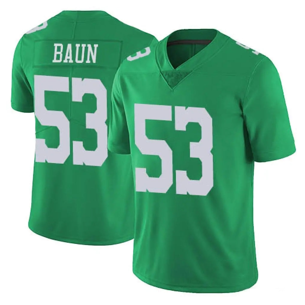 P.Eagles #53 Zack Baun Player Green Limited Vapor Untouchable Home Game BALCE Stitched Jerseys