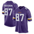M.Vikings #87 T.J. Hockenson Player Purple Home Game BALCE Stitched Jerseys