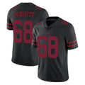 SF.49ers #68 Colton McKivitz Player Black Alternate Limited Vapor Untouchable Home Game BALCE Stitched Jerseys