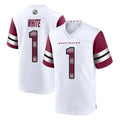 W.Commanders #1 Rachaad White Player White Game Home BALCE Stitched Jerseys