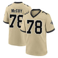 NO.Saints #78 Erik McCoy Player Gold Home Game BALCE Stitched Jerseys