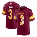 W.Commanders #3 Stefon Diggs Player Burgundy Home Game BALCE Stitched Jerseys