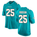 M.Dolphins #25 Tyrel Dodson Player Aqua Home Game BALCE Stitched Jerseys
