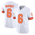 TB.Buccaneers #6 Baker Mayfield Player White Limited '76 Vapor F.U.S.E. Home Game BALCE Stitched Jerseys