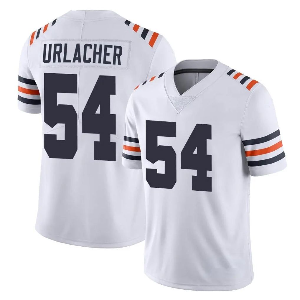 C.Bears #54 Brian Urlacher Player White Classic Vapor Limited Home Game BALCE Stitched Jerseys