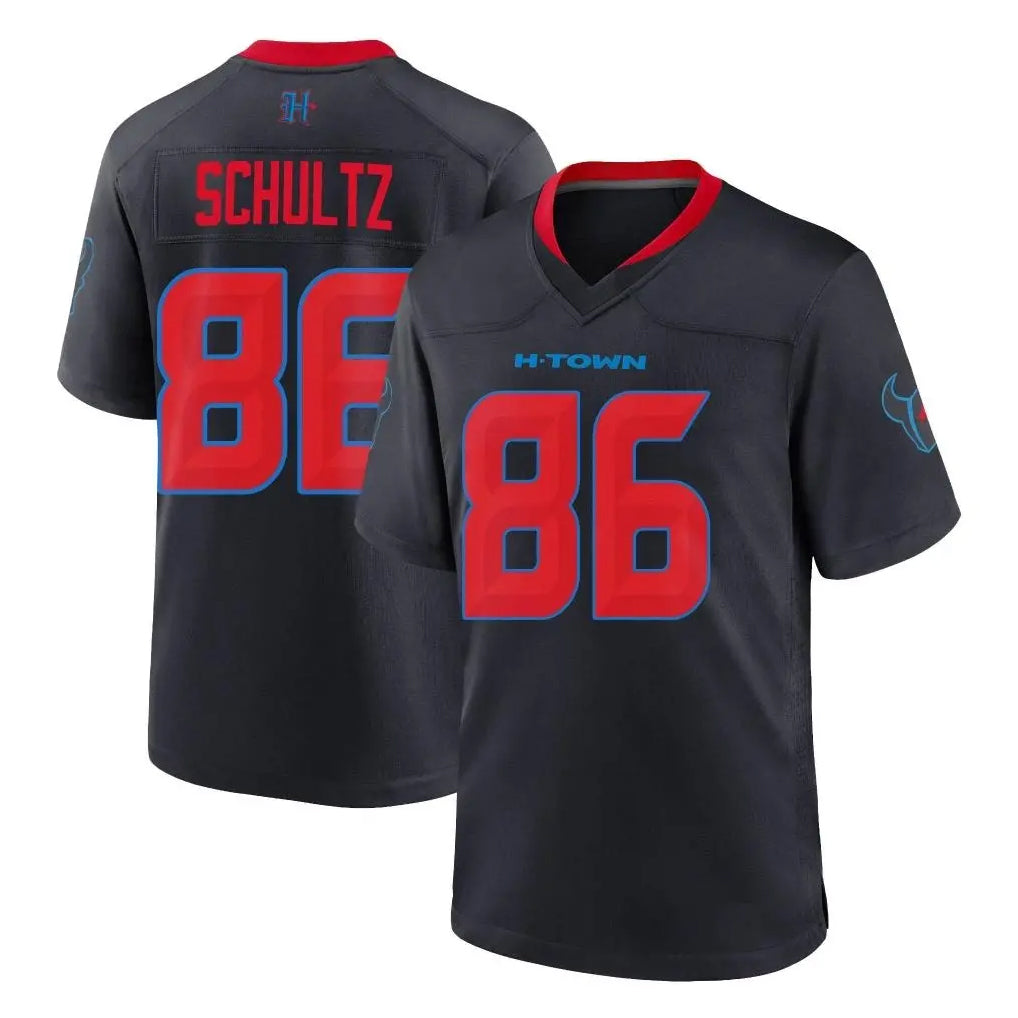 H.Texans #86 Dalton Schultz Player Navy 2nd Alternate Home Game BALCE Stitched Jerseys