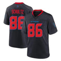 H.Texans #86 Dalton Schultz Player Navy 2nd Alternate Home Game BALCE Stitched Jerseys