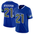 S.Seahawks #21 Devon Witherspoon Player Royal Rivalries Vapor Limited Home Game BALCE Stitched Jerseys