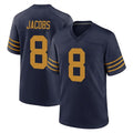 GB.Packers #8 Josh Jacobs Player Navy The 1923 Classic Home Game BALCE Stitched Jerseys