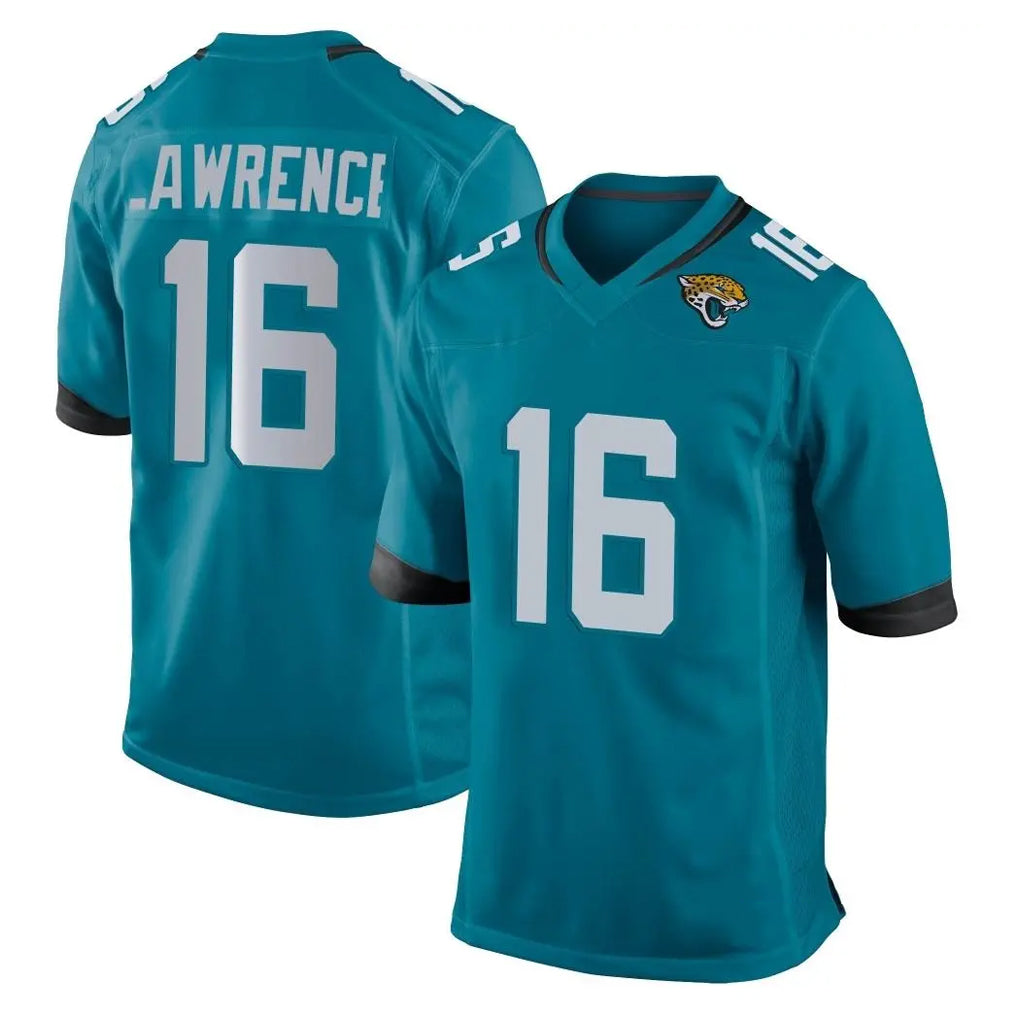 J.Jaguars #16 Trevor Lawrence Player Teal Home Game BALCE Stitched Jerseys