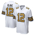 NO.Saints #12 Chris Olave Player White Alternate Home Game BALCE Stitched Jerseys