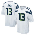 S.Seahawks #13 Ernest Jones IV Player White Home Game BALCE Stitched Jerseys