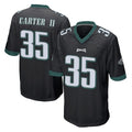 P.Eagles #35 Michael Carter II Player Black Home Game BALCE Stitched Jerseys