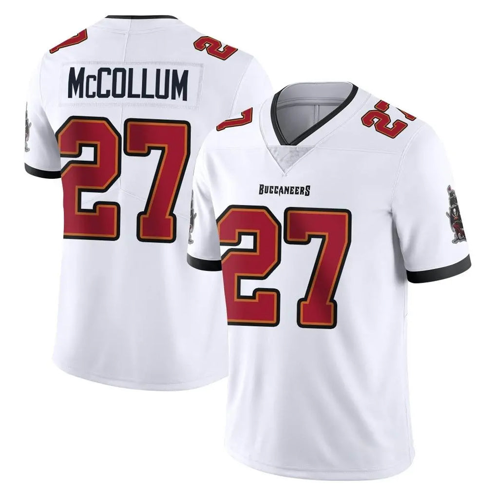TB.Buccaneers #27 Zyon McCollum Player White Limited Vapor Untouchable Home Game BALCE Stitched Jerseys