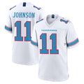 T.Titans #11 Jermaine Johnson II Player White 2026 Game Home BALCE Stitched Jerseys