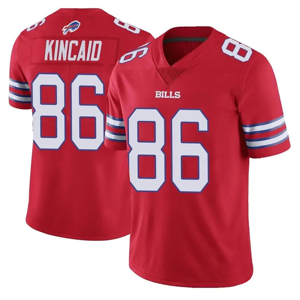 B.Bills #86 Dalton Kincaid Player Red Vapor Untouchable Limited BALCE Stitched Jerseys