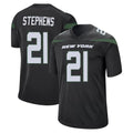 NY.Jets #21 Brandon Stephens Player Stealth Black Home Game BALCE Stitched Jerseys