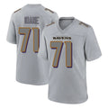 B.Ravens #71 Olaivavega Ioane Player Gray Replica Limited BALCE Stitched Jerseys