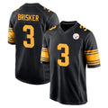 P.Steelers #3 Jaquan Brisker Player Black Color Rush Home Game BALCE Stitched Jerseys