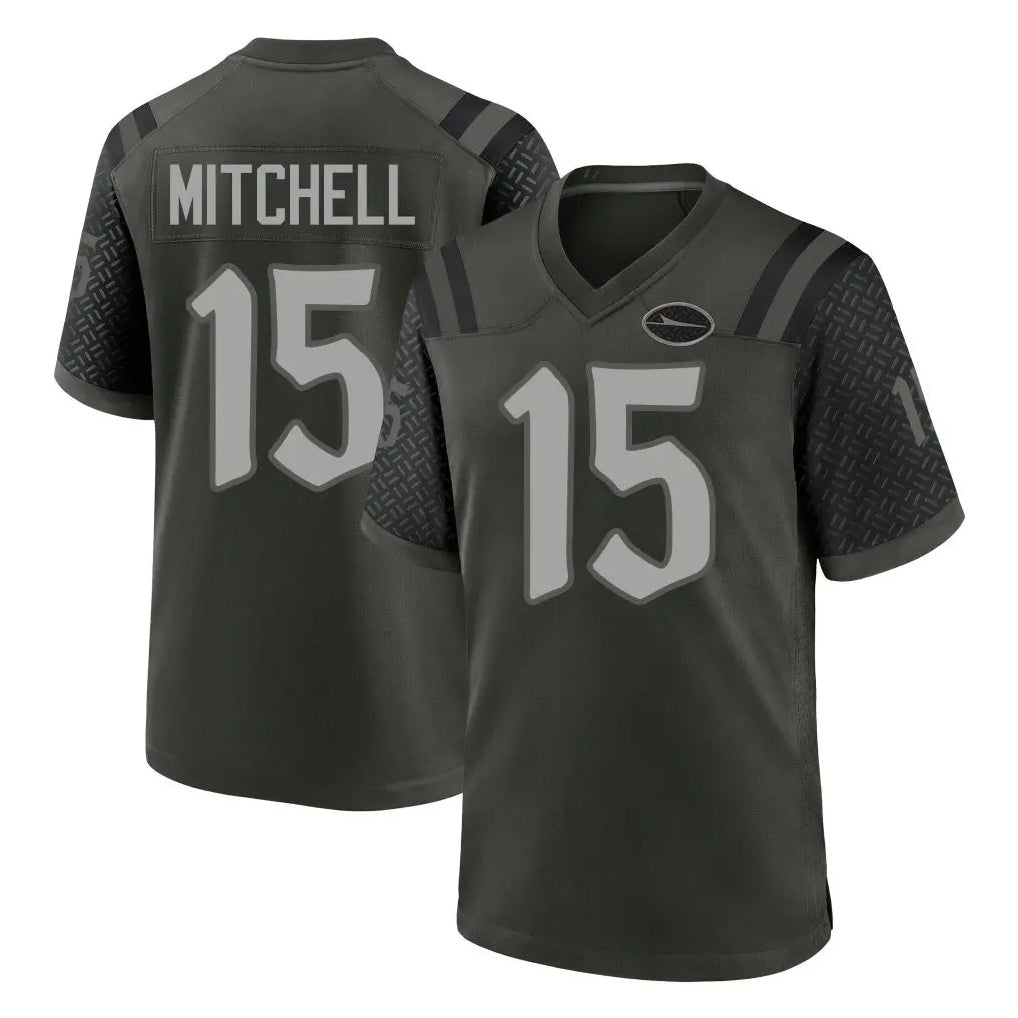 NY.Jets #15 Adonai Mitchell Player Green 2025 Rivalries Collection Home Game BALCE Stitched Jerseys
