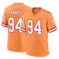 TB.Buccaneers #94 Calijah Kancey Player Orange Throwback Home Game BALCE Stitched Jerseys