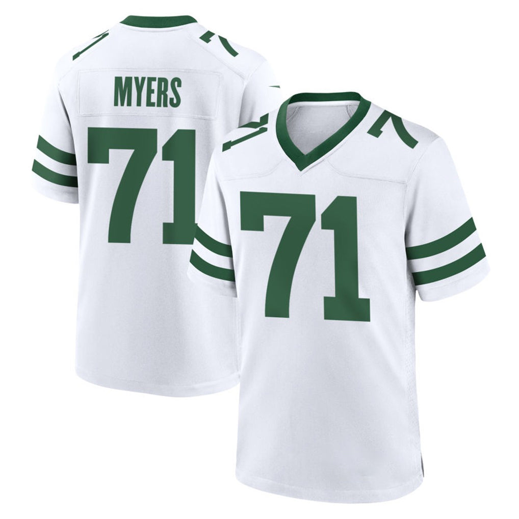 NY.Jets #71 Josh Myers Player White Legacy Home Game BALCE Stitched Jerseys