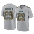 GB.Packers #29 Xavier McKinney Player Gray Atmosphere Fashion Home Game BALCE Stitched Jerseys