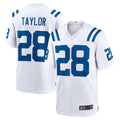 IN.Colts #28 Jonathan Taylor Player White Home Game BALCE Stitched Jerseys