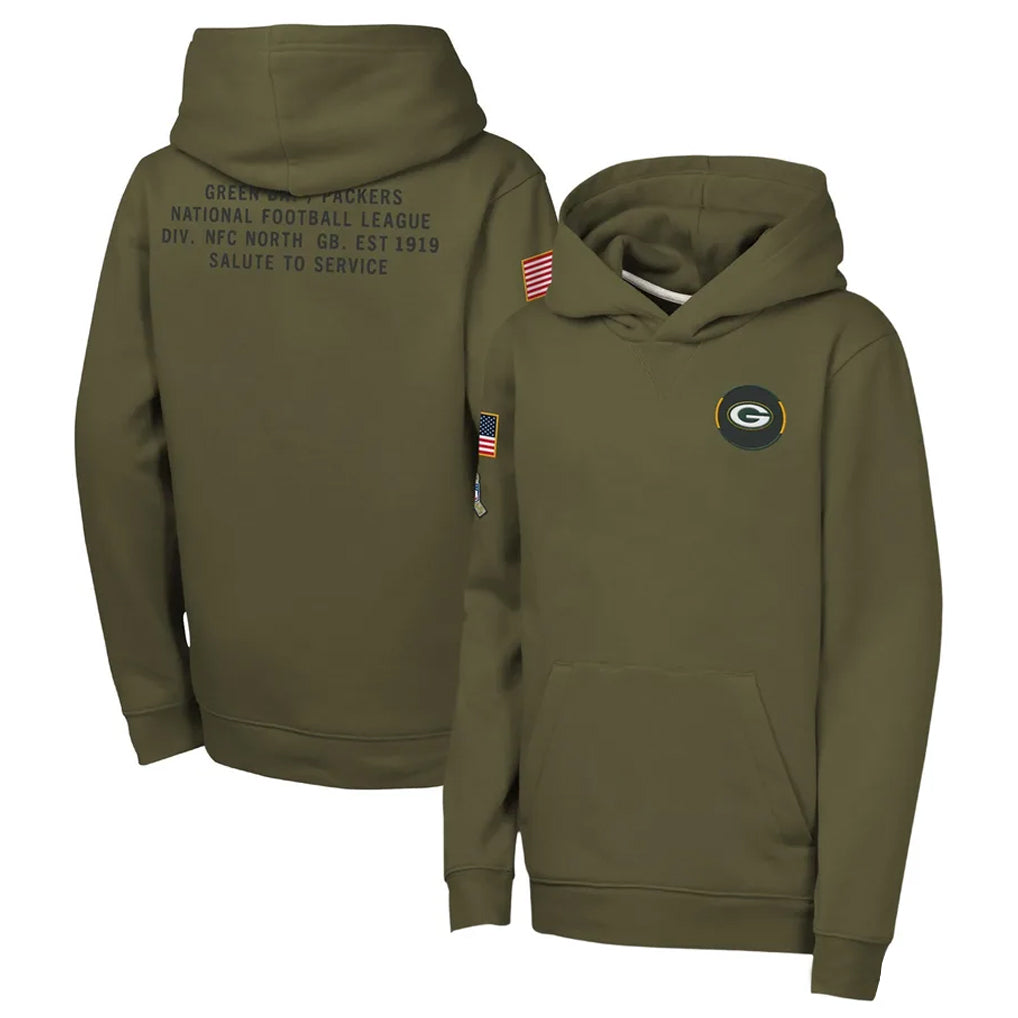 GB.Packers ## Packers Blank Player Olive Salute to Service Pullover Hoodies Limited BALCE Stitched Jerseys