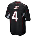 A.Cardinals #4 Jeremiyah Love Player Black Alternate Game BALCE Stitched Jerseys