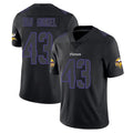 M.Vikings #43 Andrew Van Ginkel Player Black Impact LImited Home Game BALCE Stitched Jerseys
