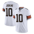 C.Browns #10 Quinshon Judkins Player White Vapor Untouchable Limited Home Game BALCE Stitched Jerseys