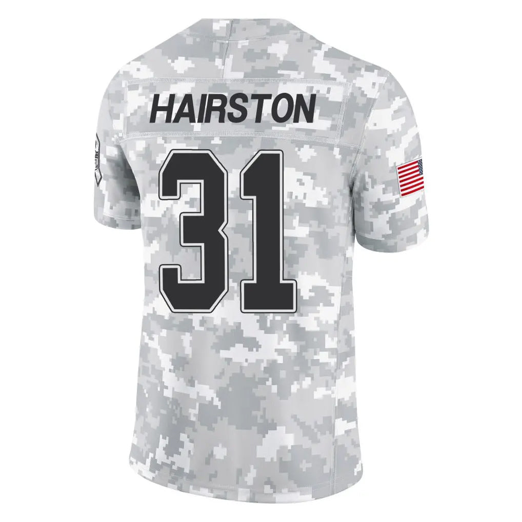 B.Bills #31 Maxwell Hairston Player Arctic Camo Salute to Service Limited BALCE Stitched Jerseys