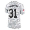 B.Bills #31 Maxwell Hairston Player Arctic Camo Salute to Service Limited BALCE Stitched Jerseys