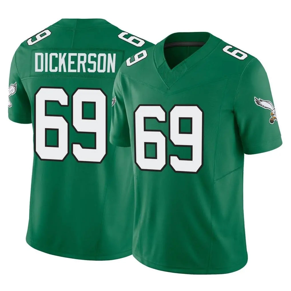 P.Eagles #69 Landon Dickerson Player Green Kelly Alternate Vapor F.U.S.E. Home Game BALCE Stitched Jerseys