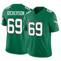 P.Eagles #69 Landon Dickerson Player Green Kelly Alternate Vapor F.U.S.E. Home Game BALCE Stitched Jerseys