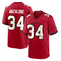 TB.Buccaneers #34 Alex Anzalone Player Red Home Game BALCE Stitched Jerseys