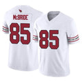 A.Cardinals #85 Trey McBride Player White Vapor F.U.S.E. Limited Home Game BALCE Stitched Jerseys