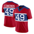 NY.Giants #49 Tremaine Edmunds Player Red Century Vapor F.U.S.E. Home Game BALCE Stitched Jerseys