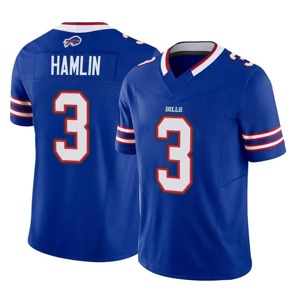 B.Bills #3 Damar Hamlin Player Royal Vapor F.U.S.E. Limited Home Game BALCE Stitched Jerseys