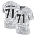 M.Vikings #71 Christian Darrisaw Player Arctic Camo Salute To Service Limited Game BALCE Stitched Jerseys