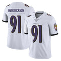 B.Ravens #91 Trey Hendrickson Player White Vapor Untouchable Game BALCE Stitched Jerseys