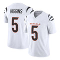 C.Bengals #5 Tee Higgins Player White Vapor F.U.S.E. Limited Home Game BALCE Stitched Jerseys